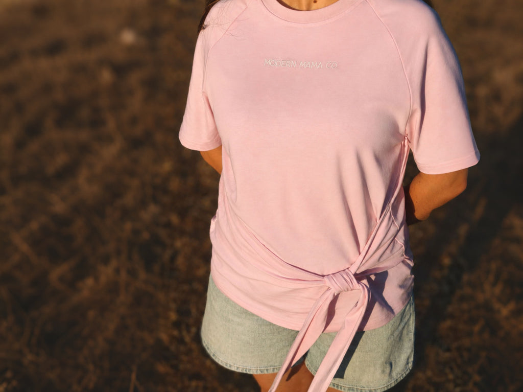 The Everyday Nursing Tee - Baby Pink 🩷