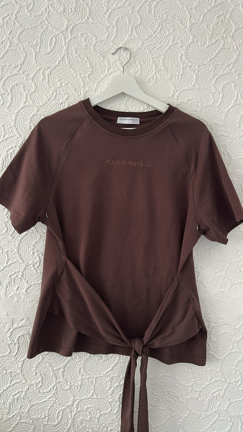 The Everyday Nursing Tee - Chocolate Brown 🤎
